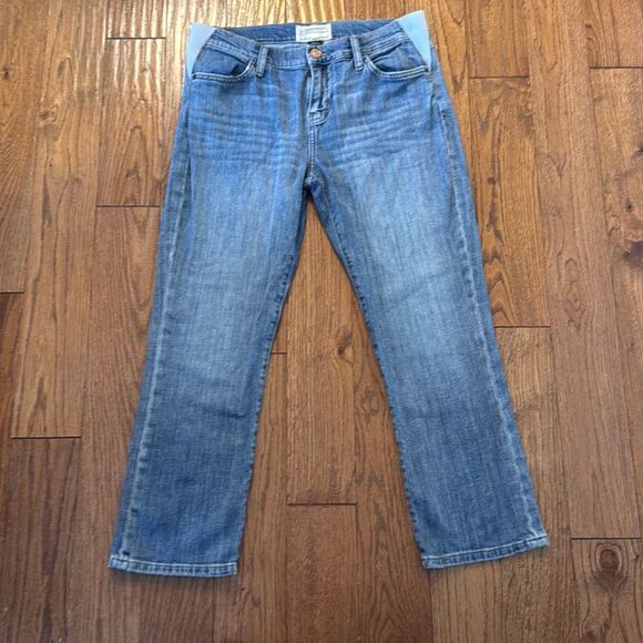 Current/Elliot Hatch kick flare cropped maternity jeans size 29 - Picture 4 of 13